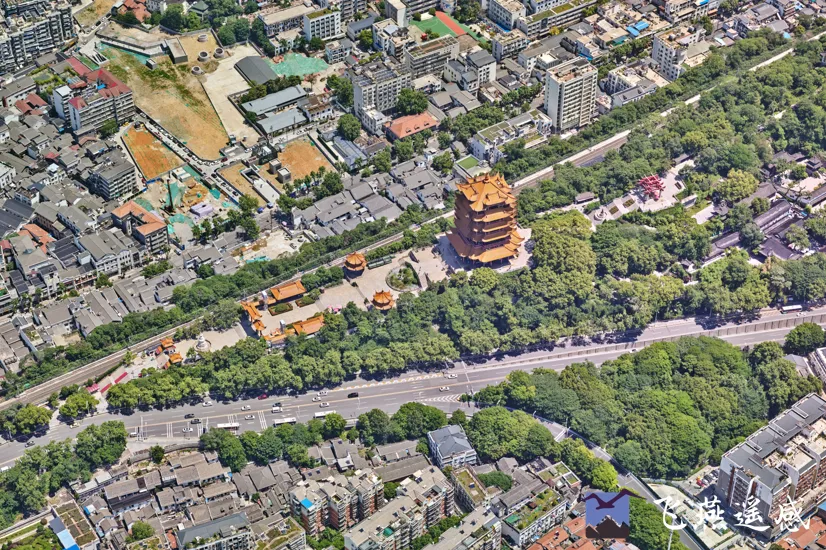 一樓一閣，均以數(shù)字化方式呈現(xiàn)——實(shí)景三維“復(fù)刻”大美武漢